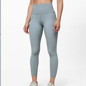 Lululemon Wunder Under High Rise Leggings Full on Luxtreme Chambray